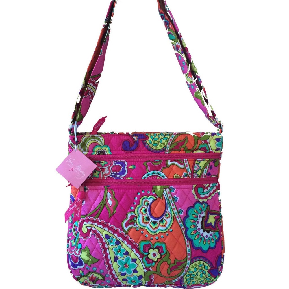 Vera Bradley Pink swirls crossbody